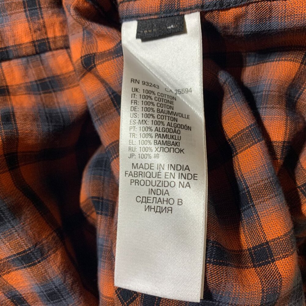 Diesel Checkered Print Long Sleeve Casual Shirt - Picture 8 of 12